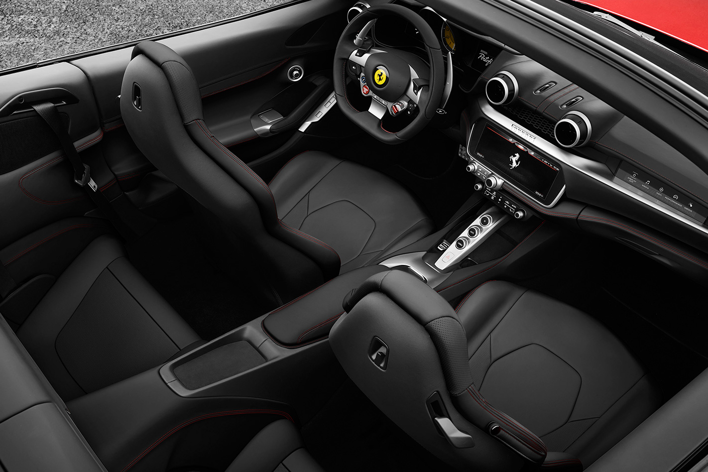 Ferrari Portofino interior