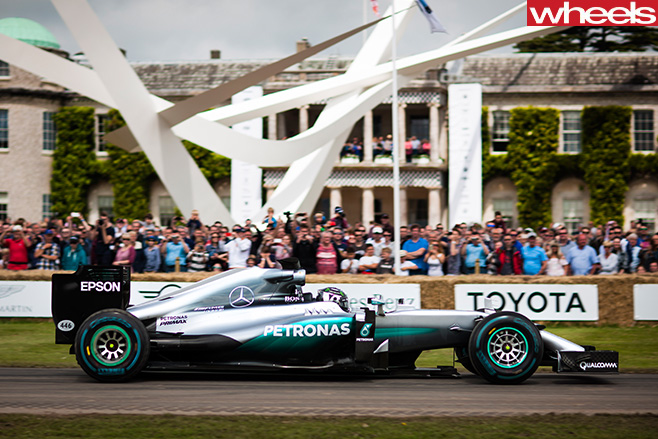 Mercedes -F1-car -Goodwood -Festival -of -Speed