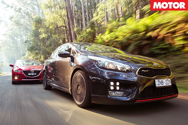 5 hatch comparison driving 3