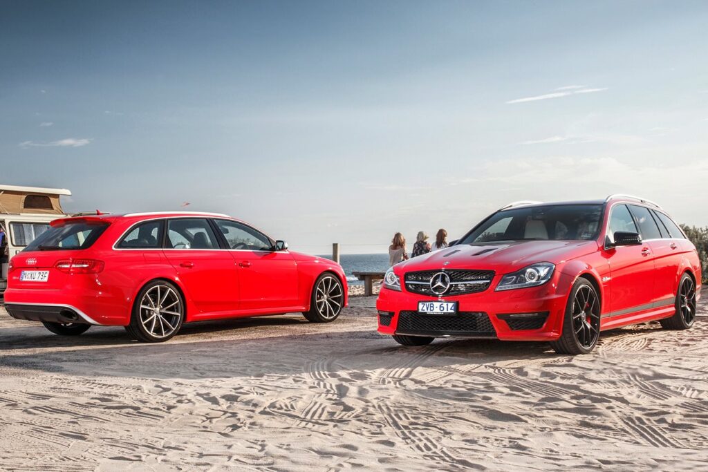 Audi RS4 vs Mercedes C63 507 Estate