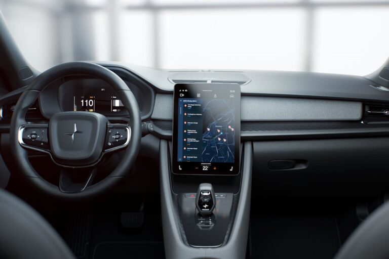Android Automotive inside the Polestar 2 EV