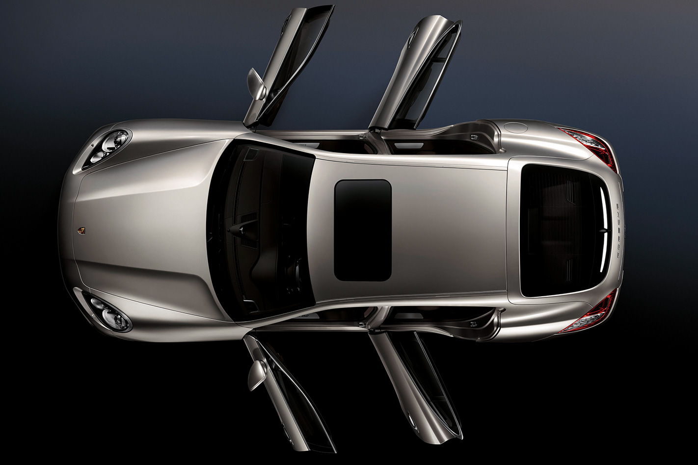 2010 Porsche Panamera Turbo birdseye