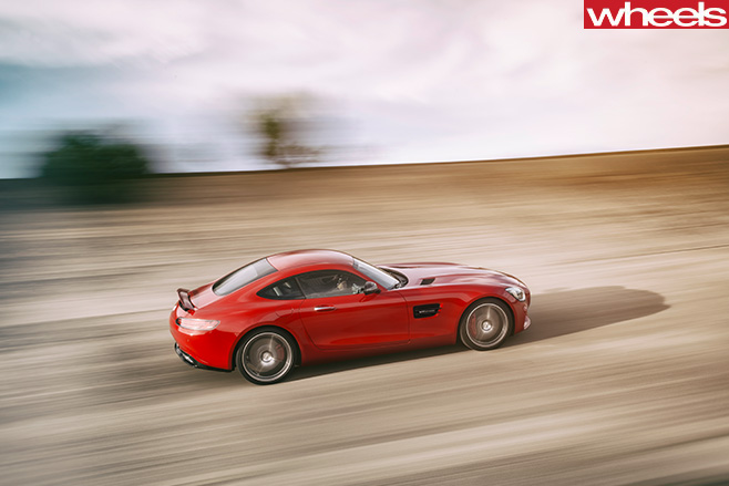 Mercedes -AMG-GT-driving -front -side