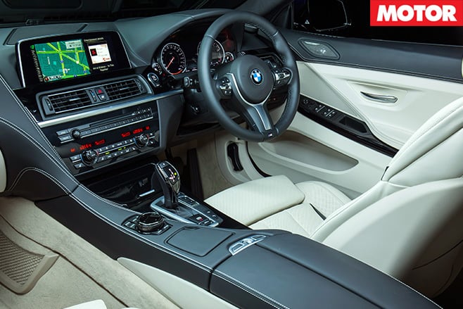 BMW 640i Convertible interior