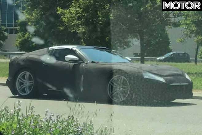Ferrari 812 Spider prototype spyshot