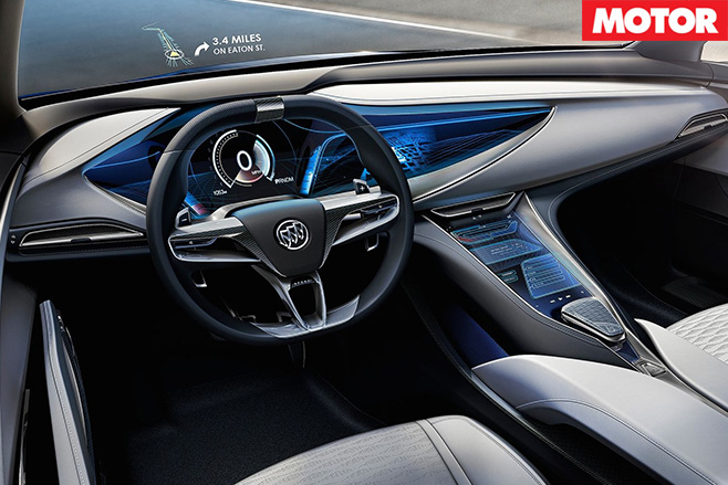Buick Avista concept dashboard