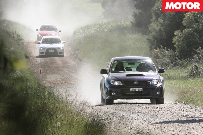 Cla v wrx v evo driving