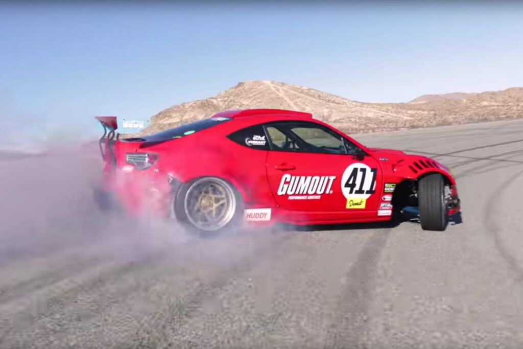 Ferrari Toyota GT4586 circuit shakedown