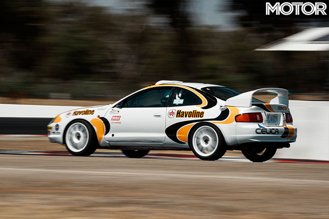Bates Toyota Celica GT-Four rally car drive
