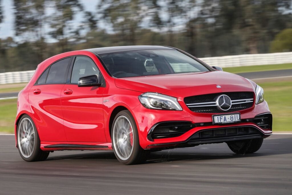 2016 Mercedes-AMG A45 acceleration data