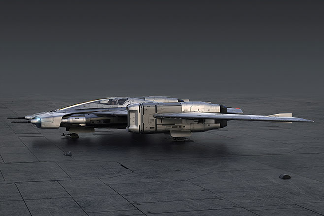Porsche Tri-Wing 91x Pegasus starfighter
