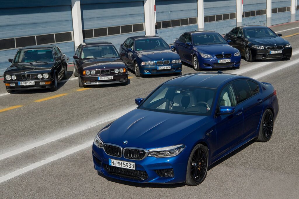 BMW m5 generations main