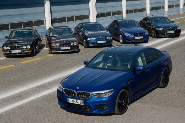 BMW m5 generations main