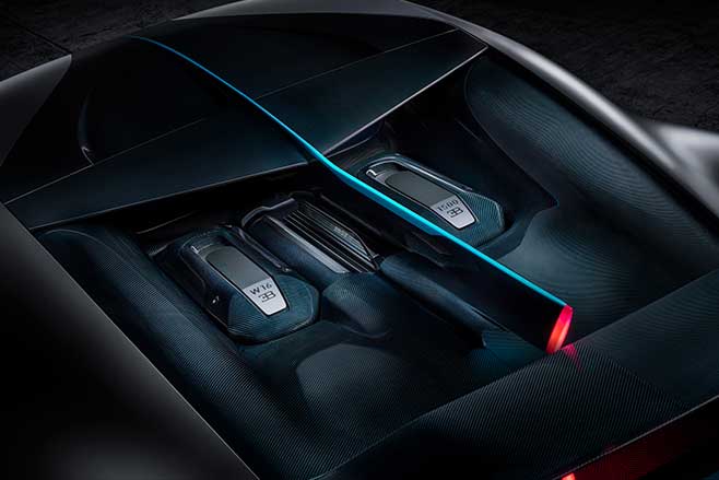 Bugatti Divo engine