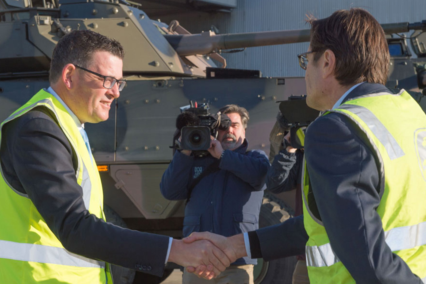 Premier of Victoria, Dan Andrews Shaking Hands