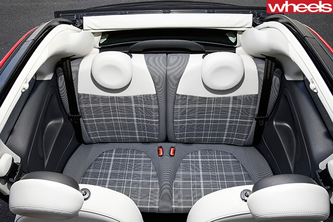 Fiat -500C-rear -seats