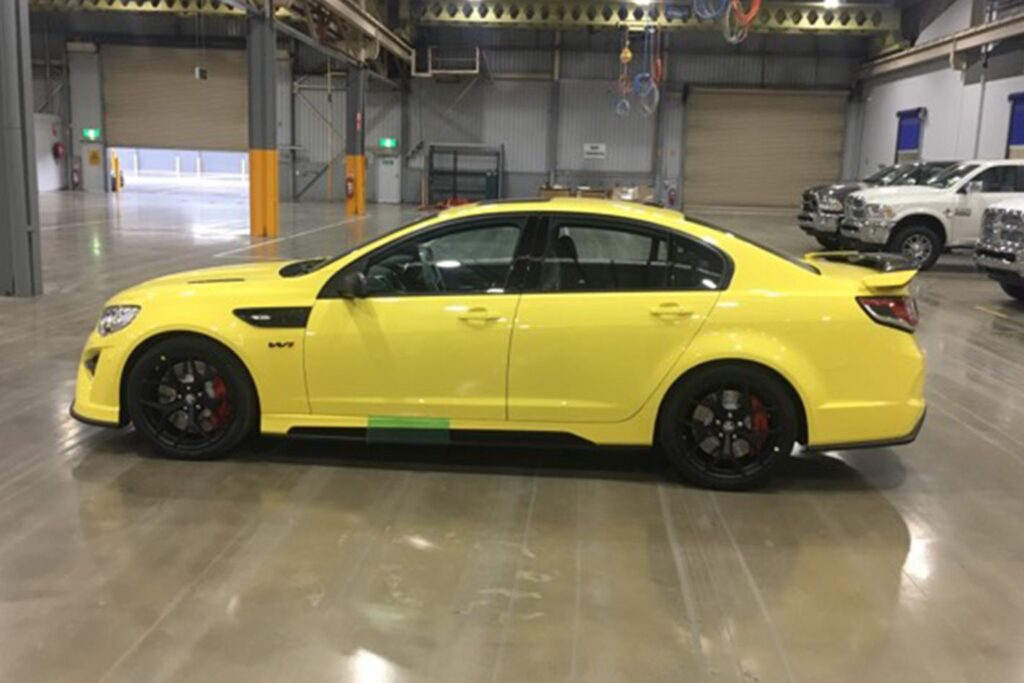 HSV GTSR W1 yellow main