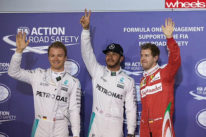 F1-Podium -Rosberg
