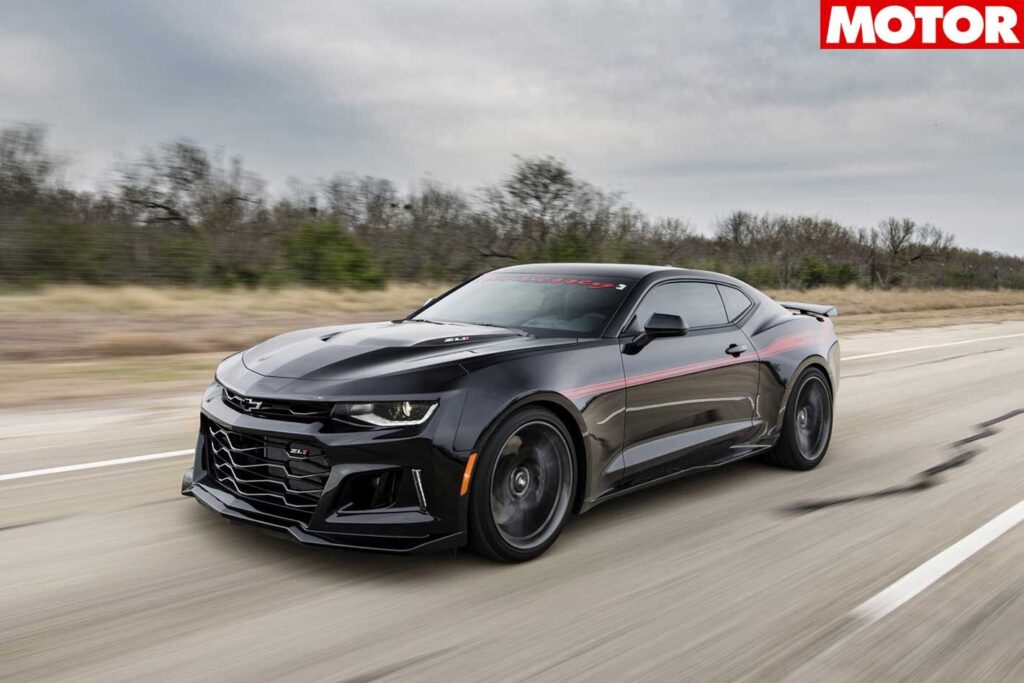 Hennessey Exorcist Camaro hits 249kph
