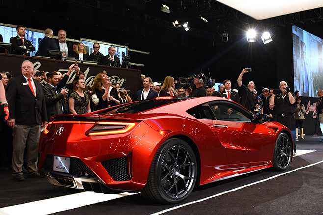 Honda NSX Factory floor auto show