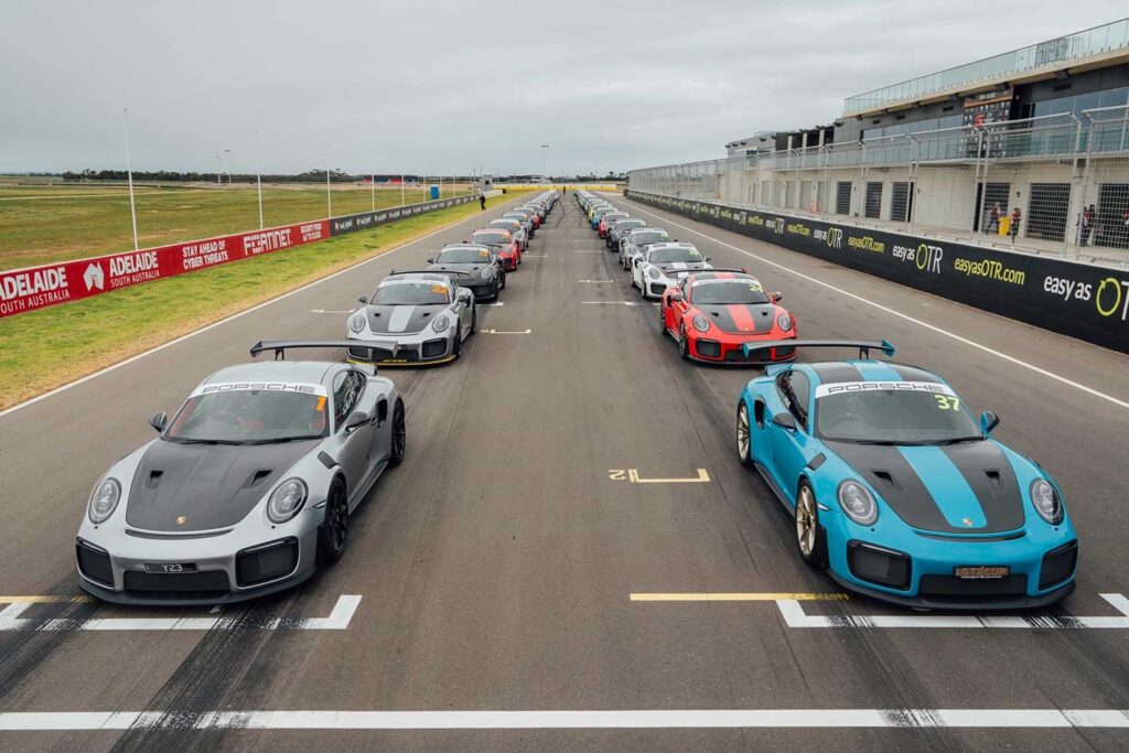 43 Porsche 911 GT2 RS customer event The Bend