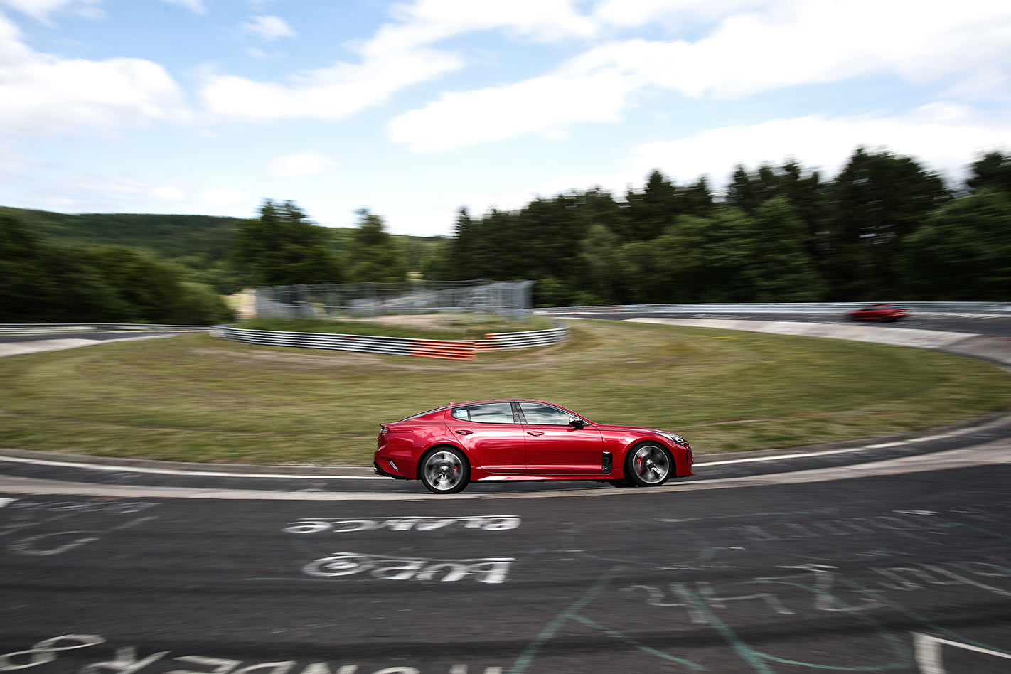 2017 Kia Stinger GT race track