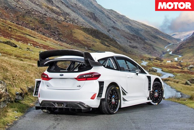 2017 Ford Fiesta WRC rear