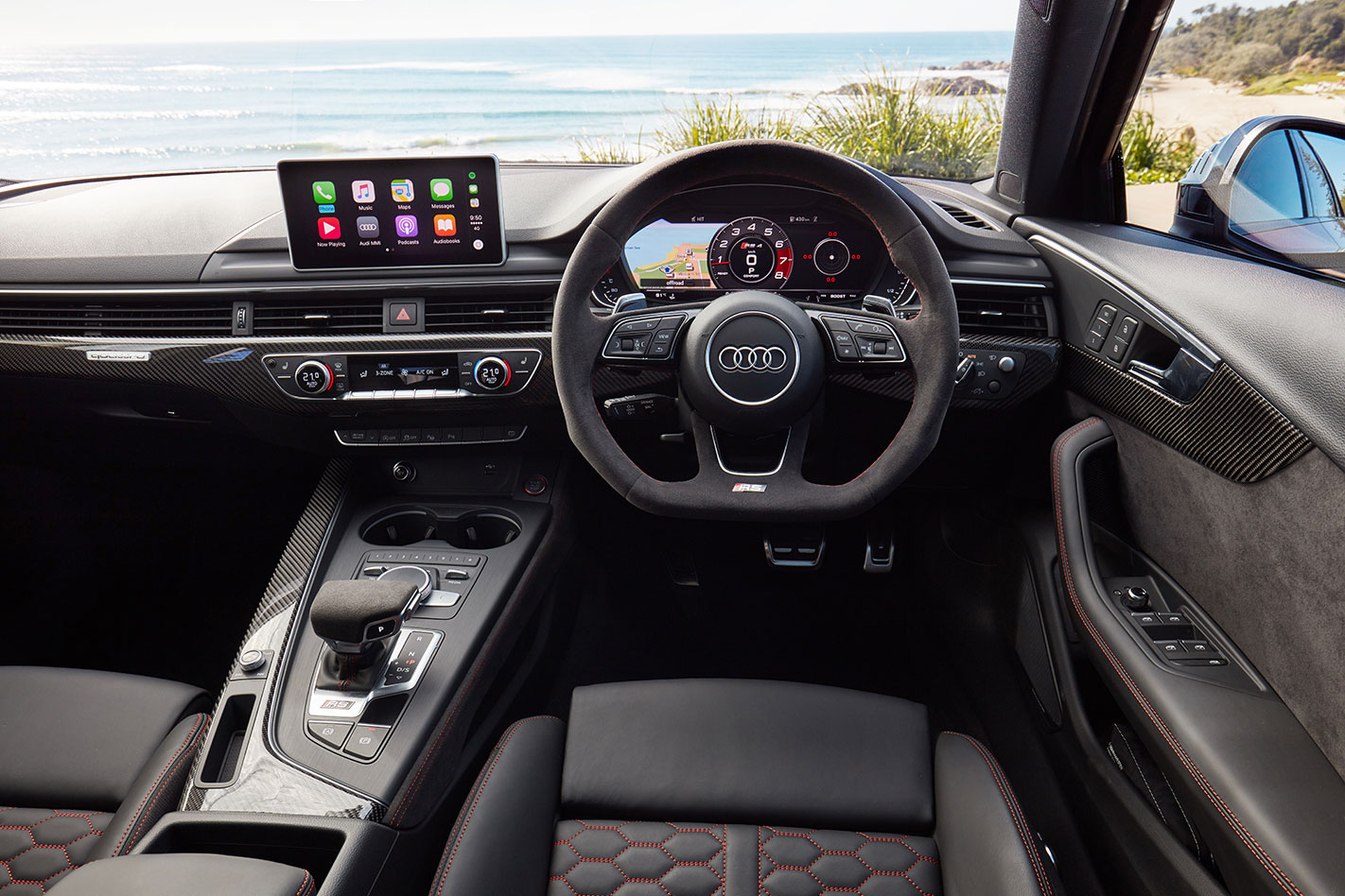 2018 Audi B9 RS4 rear