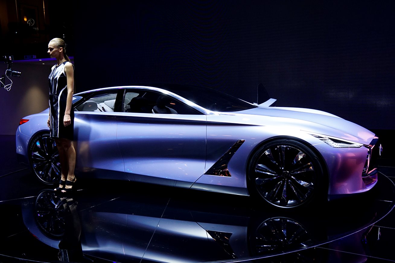 Infinit Q80 concept car Paris motor show 2014