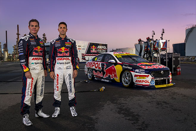 Jamie Whincup and Craig Lowndes Red Bull Ampol Holden
