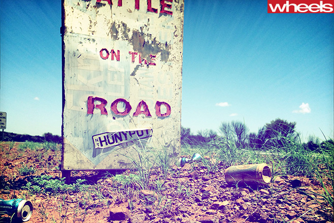 Battle -on -the -road -sign