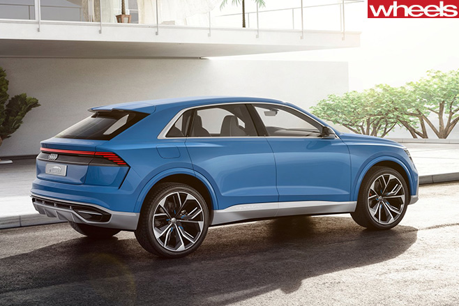 2017-Audi -Q8-Quattro -concept -rear -side