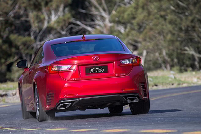 Lexus RC 350 rear
