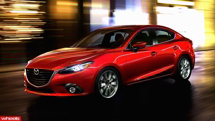 Mazda 3 sedan, 2013, australia