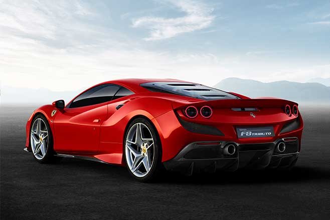 Ferrari F8 Tributo rear quarter