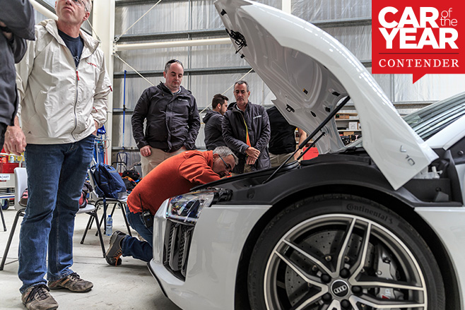 2017 Audi R8 at Wheels Car of the Year