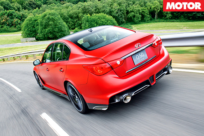 Infiniti Q50 Eau Rouge rear