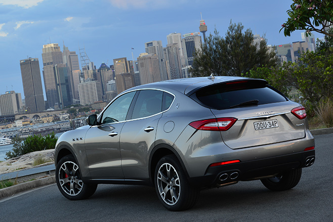 2017 Maserati Levante rear