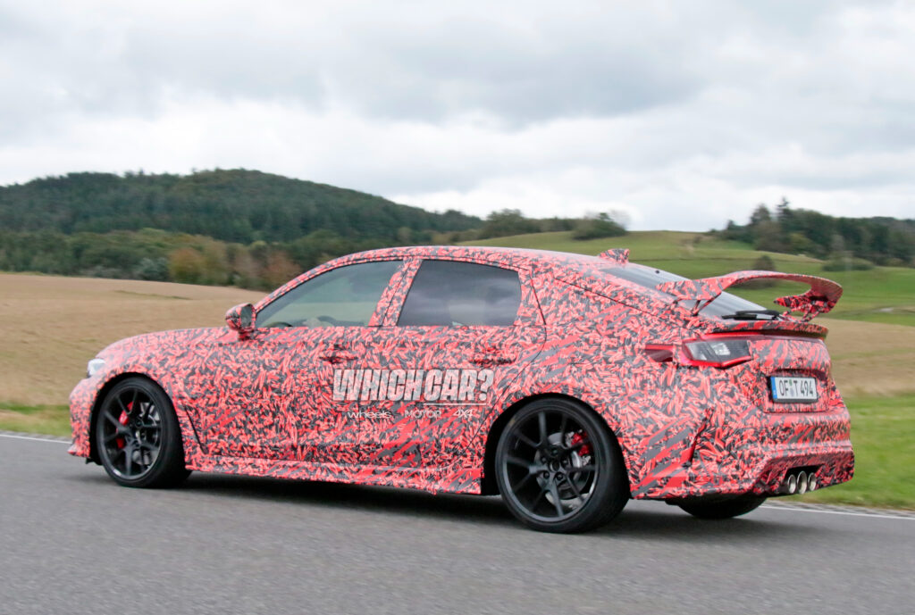 2022 Honda Civic Type R spy photos and video