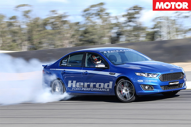 Herrod falcon xr8 burnout