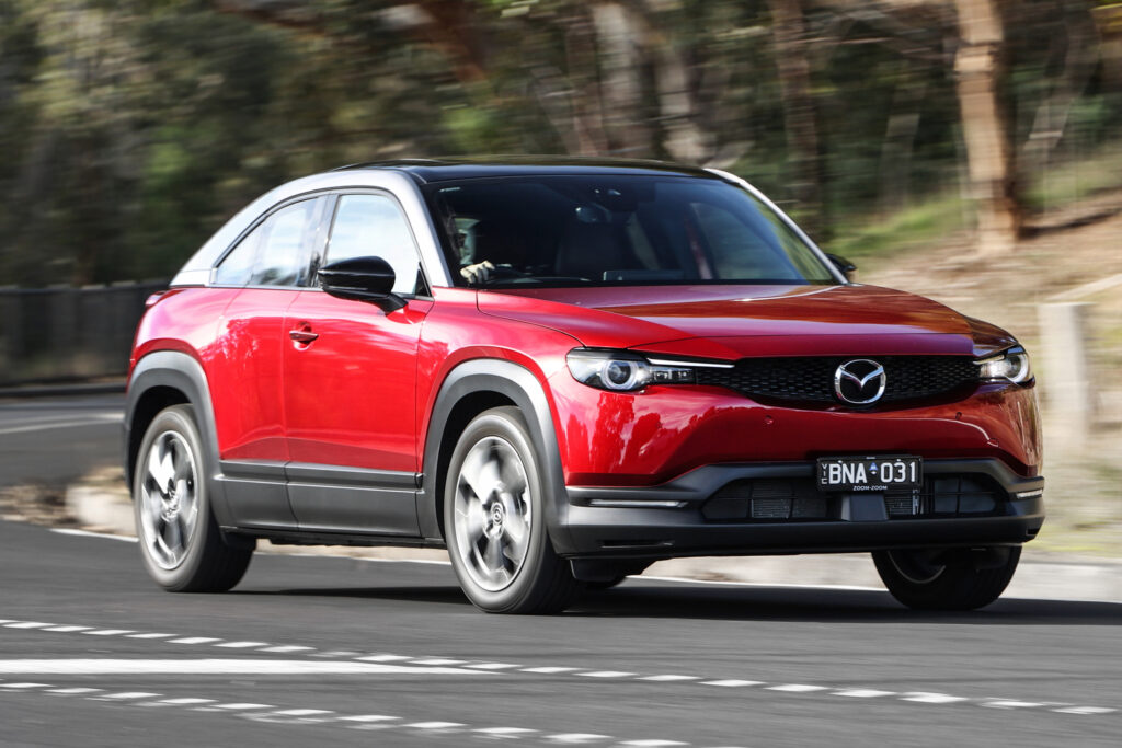 2021 Mazda MX-30 Astina G20e hybrid review feature