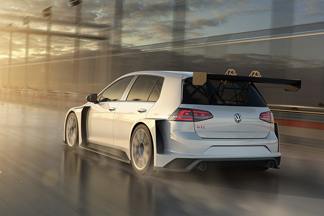 VW Golf GTI TCR racer rear