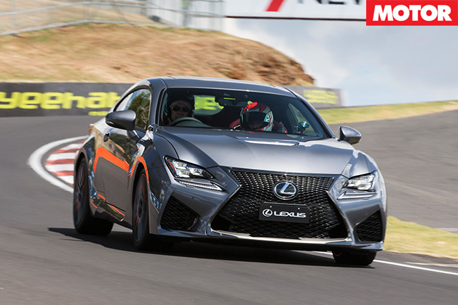 Lexus rc f front