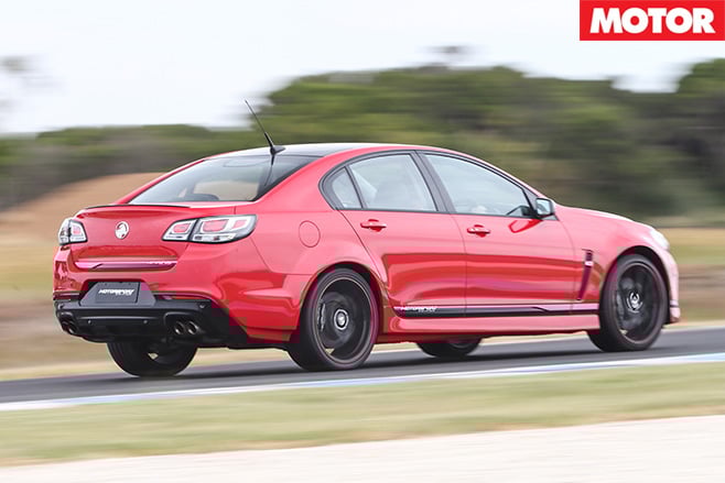 Holden Commodore Motorsport rear driving