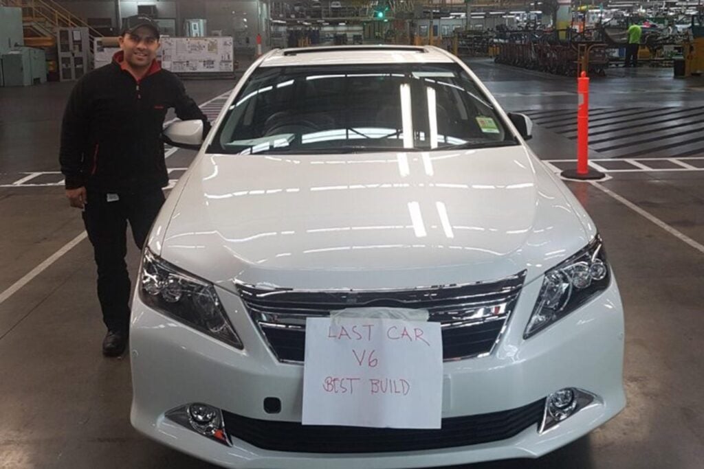 The last Australian built Toyota Aurion