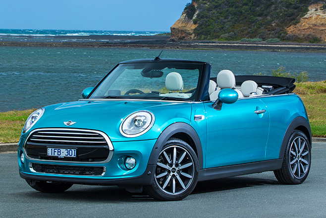 Mini Cooper Convertible front