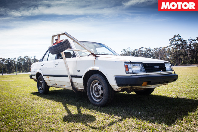 Stunt driving practise car