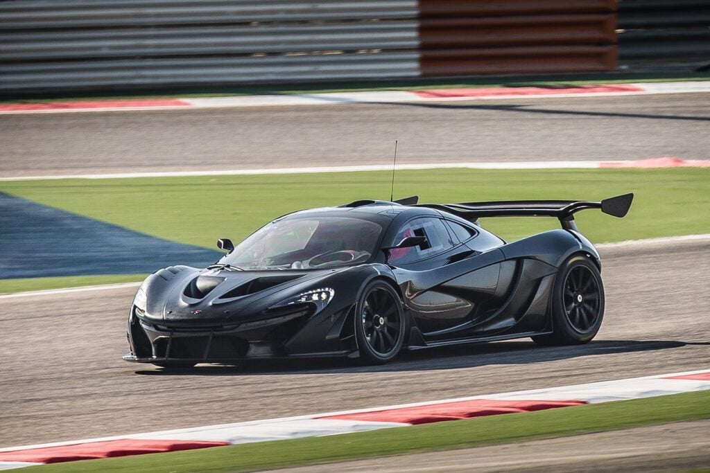 McLaren P1 GTR testing