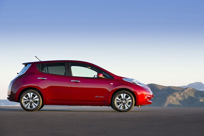 EV hybrid sales NISSAN LEAF