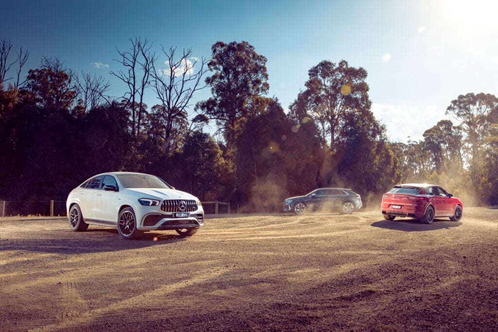 Audi RS Q8 v Porsche Cayenne GTS v Mercedes-AMG GLE63 S comparison review